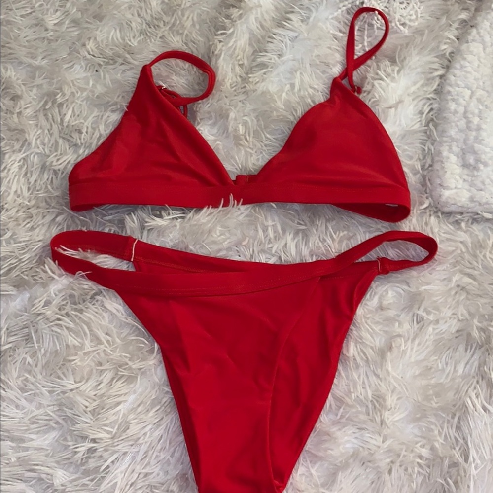Women’s red bikini small!